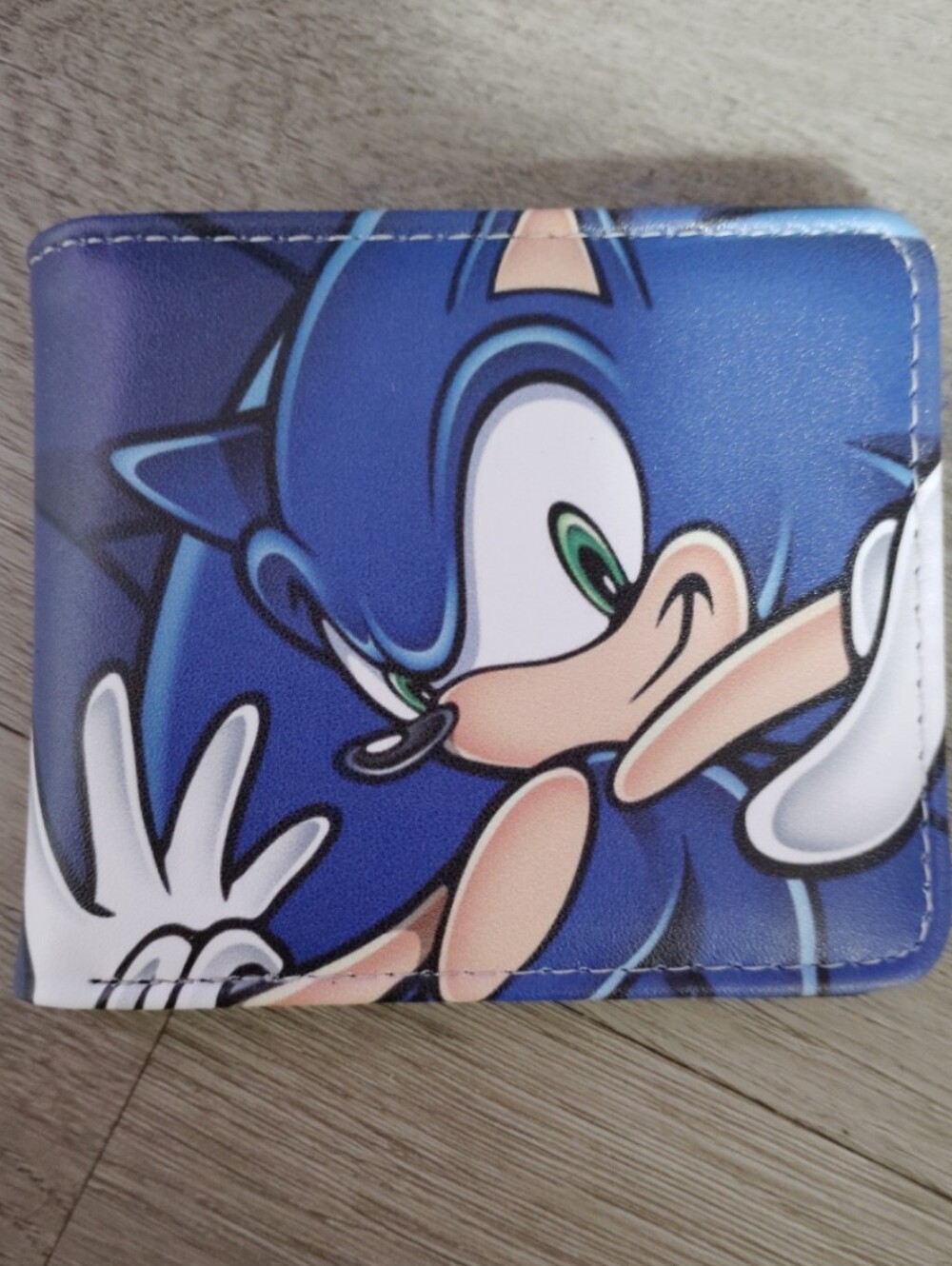 New Sonic the hedgehog anime manga leather wallet